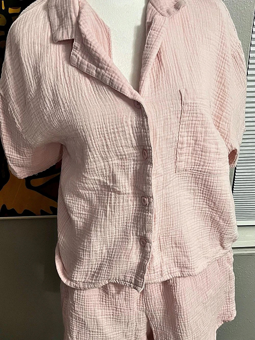 Jason Wu Pink Gauze cotton button
Down Matching Set Shorts With Pockets
Large - Picture 2 of 12